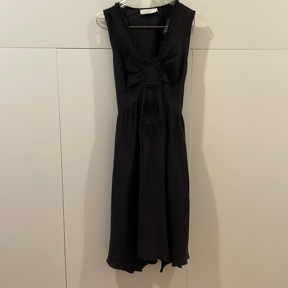 Belair brand silky black dress